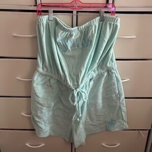 juicy couture mint terry romper